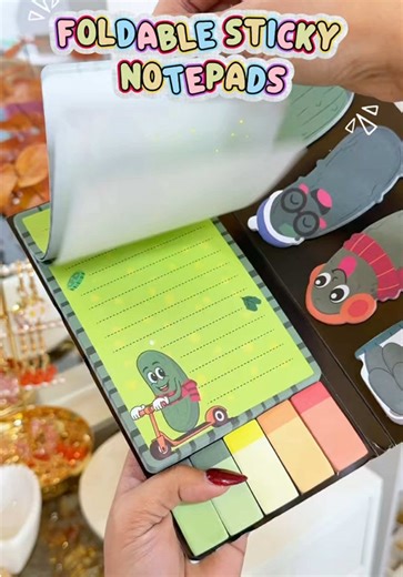 These sticky notepads are TOO cute 🤩✨ Perfect for your purse, and packed with different sticky note sizes inside 💖 Grab yours now at stirofbeauty.com before they’re gone 🛍️✨