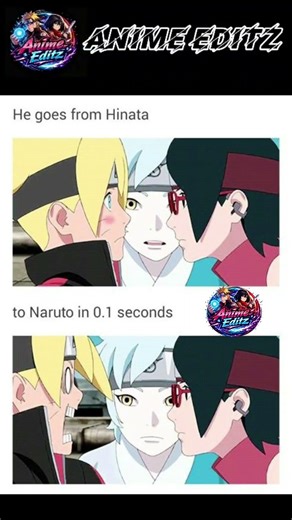 Hinata ➡️ Naruto in 0.1 Seconds 😂