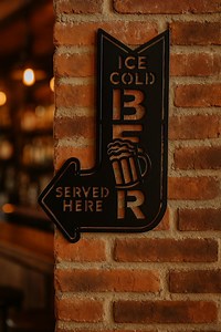 Ice Cold Beer Sign DXF/SVG File - Plasma/laser/water Jet Table Cut Ready - Etsy