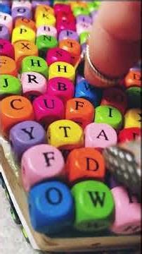 Alphabet letters asmr