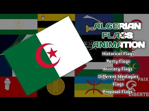 Algerian Flag Animation