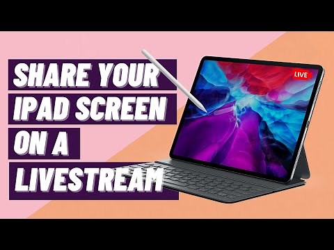 How to share your iPad screen on a live stream - Mac and PC (Restream tutorial) Screenshare iPad