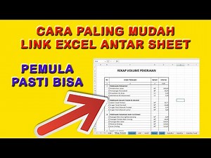 Cara Link Excel Antar Sheet Paling Mudah - Pemula Pasti Bisa!