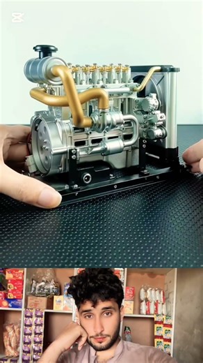 Mini Engine Starting | Small Mechanical Engine Working Model | Mini Petrol Engine DIY