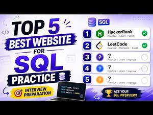 Top 5 Best Websites to Practice SQL for Interviews in 2026 🚀 | Data Analyst | SQL Tools