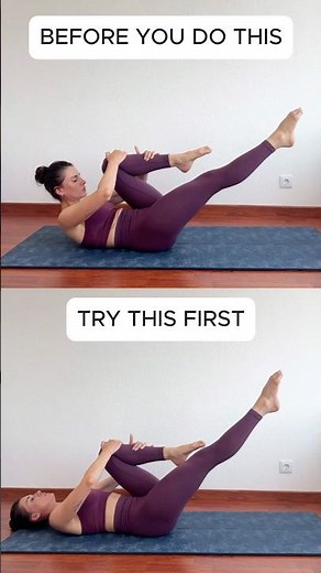 ✨ Gentle Pilates Single Leg Stretch Modifications | Perfect for Beginners & Low Energy Days