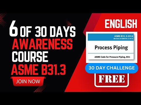Day-6 of 30: English: Flanges and Bolting: Types, Torque, and Gasket Selection (ASME B31.3)