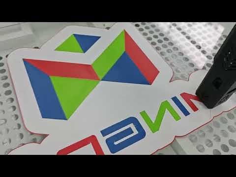 Large Format 3D Printing for Illuminated Signage | AD-F4 Printing Logo in One Piece