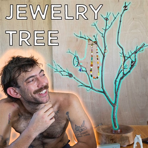 How To Build A Jewelry Tree | Bush Architecture | Outback Tom has always been passionate about design and aesthetics. So when he realised he was in need of somewhere to store his jewelry and accessories, he asked Outback Grandad to help build him something using natural materials. | Outback Tom Australia