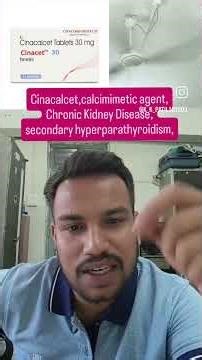 Cinacalcet, secondary hyperparathyroidism,#neetpg #inicet #fmgeindia #medicineknowledge