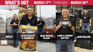 7.6K views · 68 reactions | Now is the best time to get your home, garden, or farm ready for Springtime and warmer weather. We have everything you need from power equipment, batteries, feed, mulch, and so much more. Check out our top picks in this week's ad video! Take a look at our full flyer here: ruralking.com/weeklyad | Rural King | Facebook