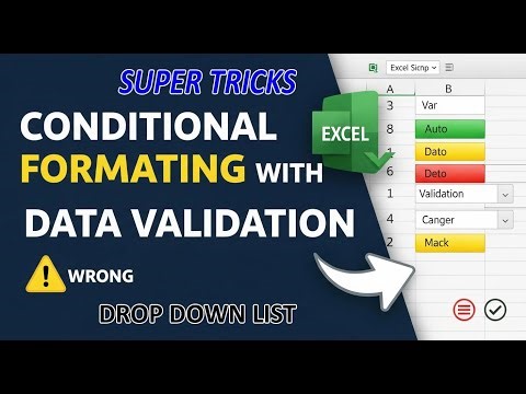 Conditional Formatting with Data Validation in Excel