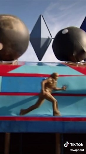 We're bowled over by this one! Get it? #Wipeout #fail #obstacles #comedy