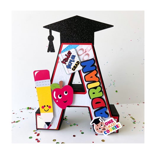 Pre K Graduation 3D Letter Pre Kinder Graduation Theme Party Decorations Preschool Graduation Custom 3D Letter Kinder Grad 2026 - Etsy