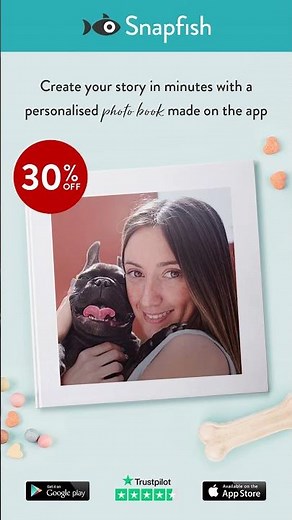 Download the Snapfish app - Get 30% off photo books!