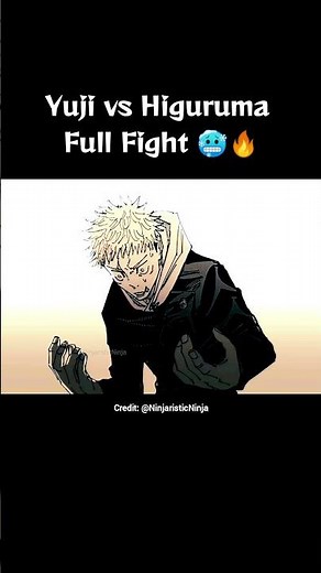 Yuji vs Higuruma FULL FIGHT 🔥 Jujutsu Kaisen Season 3