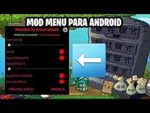 MOD MENU HACK PVZ FUSION PARA ANDROID 2.1.4