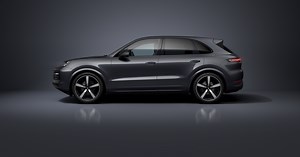 The Porsche Cayenne in Volcanogreymetallic | Porsche Paint to Sample