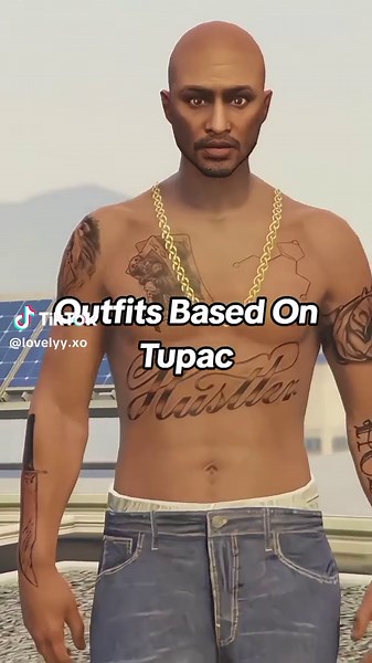 Tupac Outfits #gta5 #tupac #gta5online #gta #fyp #gtaoutfits #gtaonlonline #viral #gtav #foryou