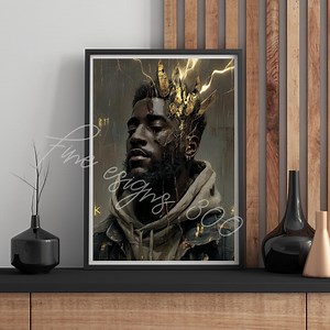 Afrocentric Wall Art Black Woman Art Print African Inspired Cultural Home Decor Modern Black Wall Art Digital Printable DIY, #explode - Etsy