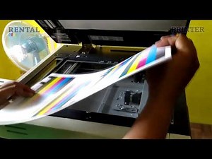 Calibration on Konika Minolta Bizhub C360 (Gradiation Adjust)