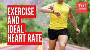 What should be the ideal heart rate while exercising?