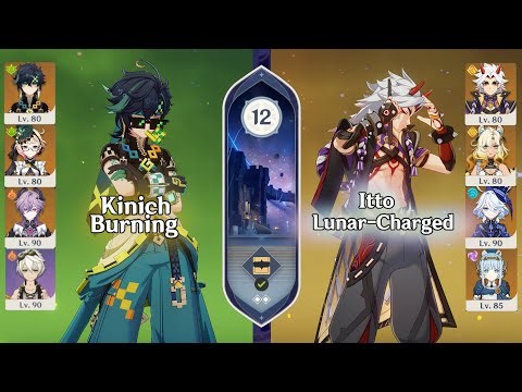 6.2 Spiral Abyss | C1 Kinich Burning & C0 Itto Lunar-Charge | Genshin Impact