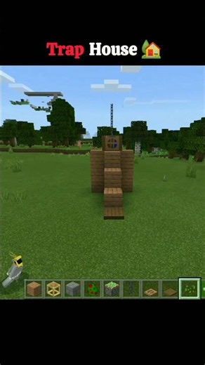 DAY 58: Minecraft Trap House 🏠😲|#100dayschallenge #minecraft#shorts