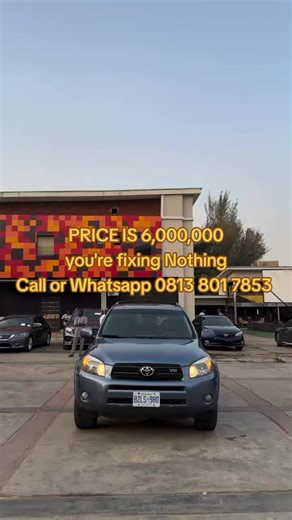 2008 Toyota RAV4 Sports for Sale at 6,000,000