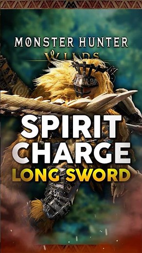 Spirit Charge SECRET TECH 💥 Long Sword Combos in Monster Hunter Wilds #MHW #MonsterHunter #Gaming