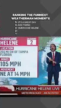 Ranking the FUNNIEST weatherman moments