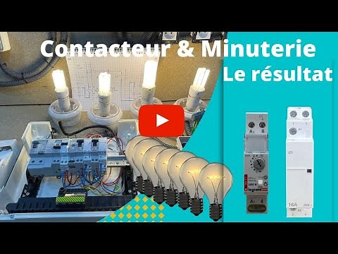 Installation of a timer and contactor - electricity tutorial