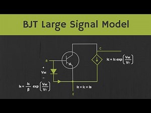 BJT Large Signal Model Explained Video Lecture | Crash Course (English) for Electrical Engineering - GATE