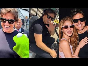 Tom Cruise Challenges Kermit, Cozies Up To Shakira At World Cup