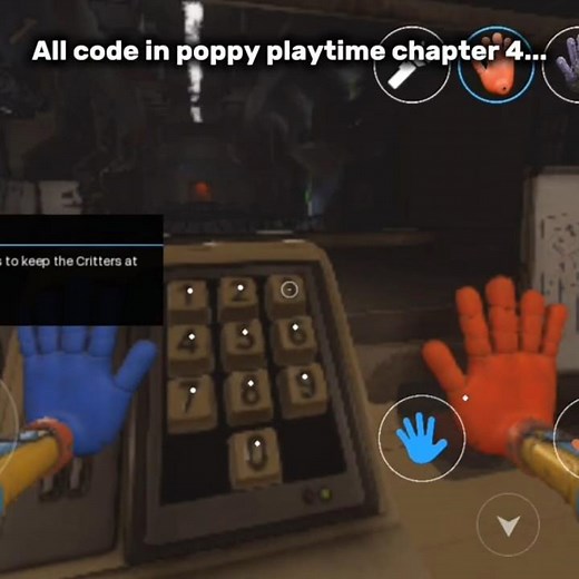 All code In Poppy playtime chapter 4 #huggywuggy #poppyplaytime #lordrr