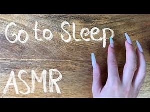 ASMR • Finger Nail Writing & Tapping on a Table for Deep Sleep •