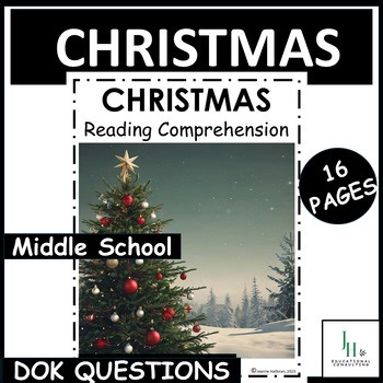 Christmas Reading Comprehension Activity Passage | No Prep | December