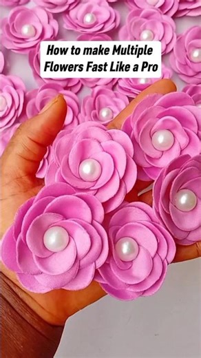 How I make Hundreds of cute flowers in few days || Latest Handmade Flower Free Tutorial 2026 #flower