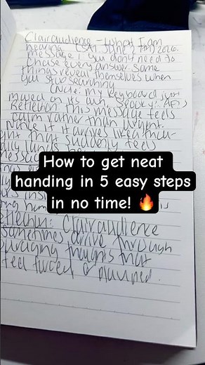 How to get neat handwriting in 5 easy steps in no time! 🔥 #viral#shorts#trending#viralvideos