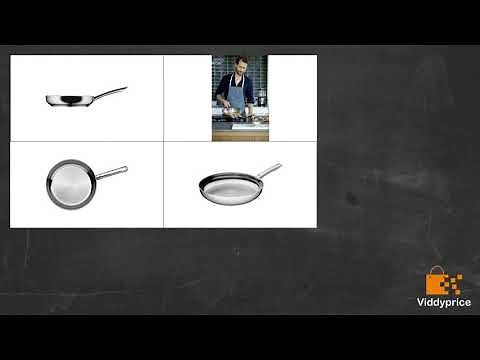 Review WMF Frying Pan Uncoated Ø 28cm Profi Pouring Rim Stainless Steel Hand [2019]
