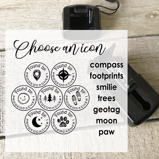 Geocaching Stamp, Custom Geocache Stamp, Self-inking Pocket Stamp for Geocacher, Geocaching Gift, Geocaching Supplies or Kit CS-10398 - Etsy