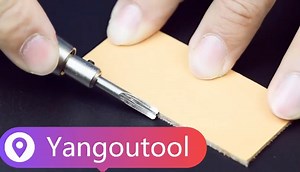 Watch How To Use Yangou 7 in 1 Pro Adjustable Stitching Groover and Creasing Edge Beveler on Amazon Live