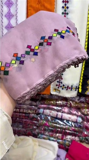 New arrival 🔥hand made afghani mosoum dabal border hand wor maria shalw liaquat bazare Quetta