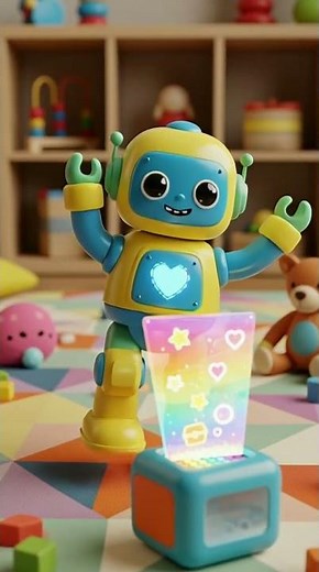 Lulu the Brave Little Robot ⭐ Kids Short Story | Toy Adventure Animation for Children