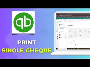 How to Print a Single Check from QuickBooks Full 2025 Guide
