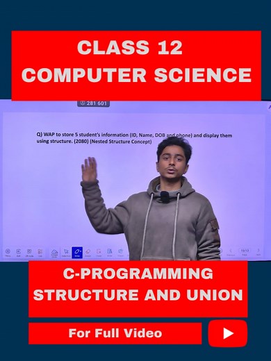 Understanding Structures and Unions in C Programming for Class 12