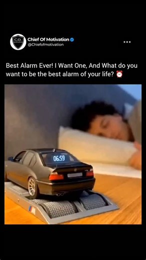 Chief Of Motivation | This video features a concept of a BMW M5 (E39) Alarm Clock that simulates a high-performance engine "dyno" run to wake you up. As the... | Instagram