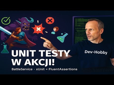 Clean Architecture w Praktyce – Unit Testy w Akcji! Testujemy BattleService C# OOP Kurs cz.12