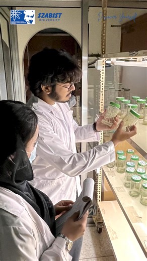 SZABIST University Official on Instagram: "𝗛𝗲𝗿𝗲’𝘀 𝘄𝗵𝗮𝘁 𝗮 𝘁𝘆𝗽𝗶𝗰𝗮𝗹 𝘄𝗲𝗲𝗸 𝗼𝗳 𝗮 𝗕𝗶𝗼𝘁𝗲𝗰𝗵𝗻𝗼𝗹𝗼𝗴𝘆 𝘀𝘁𝘂𝗱𝗲𝗻𝘁 𝗹𝗼𝗼𝗸𝘀 𝗹𝗶𝗸𝗲 𝗮𝘁 𝗦𝗭𝗔𝗕𝗜𝗦𝗧 𝗨𝗻𝗶𝘃𝗲𝗿𝘀𝗶𝘁𝘆.🧬 From labs and experiments to learning, growth, and fun on campus — Microscopes on weekdays, memories on weekends 🔬🎉✨ 𝗦𝗽𝗿𝗶𝗻𝗴 𝟮𝟬𝟮𝟲 𝗔𝗱𝗺𝗶𝘀𝘀𝗶𝗼𝗻𝘀 𝗢𝗽𝗲𝗻! 𝗗𝗘𝗔𝗗𝗟𝗜𝗡𝗘: 𝟱 𝗝𝗮𝗻𝘂𝗮𝗿𝘆 𝟮𝟬𝟮𝟲 🌐 https://admissions.szabist.edu.pk ☎️ (021) 35823433 Ext: 333/ 334/ 335/ 336