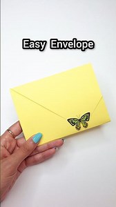 How to make an easy paper envelope ✉️ No Glue ☺️
